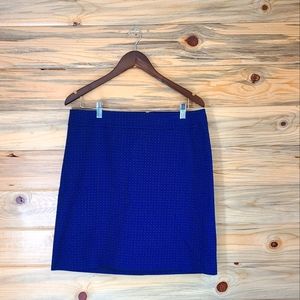 Talbots Ladies Blue Pencil Skirt Petite